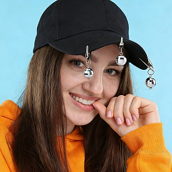 20 Stück Acryl-Spiegel-Discokugel-Hutclips&nbsp;HJEW-FH00309