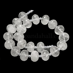 Natürlichem Quarz-Kristall-Perlen Stränge&nbsp;G-L642-I02-18x13mm