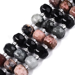 Stränge aus natürlichen Rhodonit-&nbsp;G-Q614-03A-02