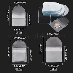 80 pz 3 stili sacchetti di plastica trasparenti in PVC&nbsp;ABAG-CA0001-12
