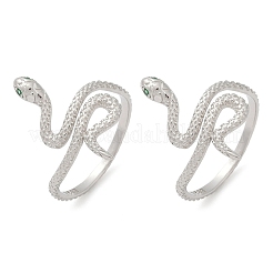 925 Sterling Silber Manschettenringe&nbsp;RJEW-D315-01P