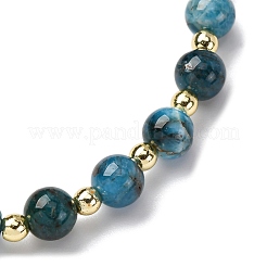 4 Stück Charm-Armbänder aus natürlichem Apatit&nbsp;BJEW-JB12042