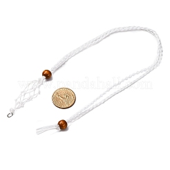 Fabrication de colliers pendentifs en macramé tressé en nylon&nbsp;NJEW-JN05344-04