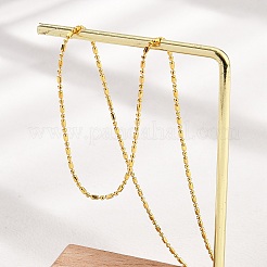 Collane in ottone a catena a sfera&nbsp;KK-P304-03G