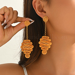 Boucles d'oreilles puces vintage en alliage&nbsp;WD2826