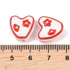 Perles en porcelaine manuelles&nbsp;PORC-P035-01A-05