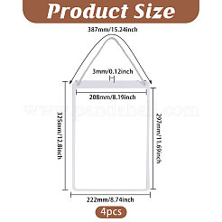 Cartellini dei prezzi cancellabili in pvc con corda&nbsp;LS-CDIS-WH0021-069D-02