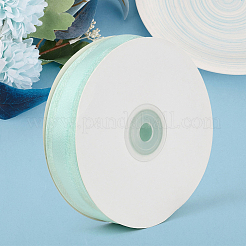 1 rouleau de rubans d'organza de couleur unie&nbsp;ORIB-CY0001-02O