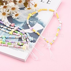 Cinghie mobili colorate con perline acriliche&nbsp;HJEW-JM00459