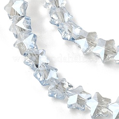 Galvanisieren transparente Glasperlen Stränge&nbsp;EGLA-U004-03A-PL01