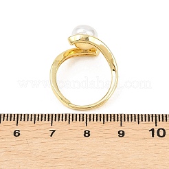 Bagues en laiton avec micro pavé de zircone cubique pour femmes&nbsp;RJEW-D340-02G-03