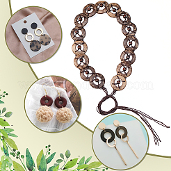 80 breloque connecteur en noix de coco&nbsp;COCO-PH0001-02