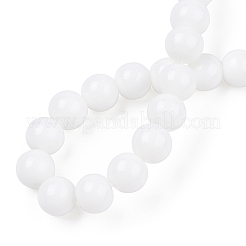 Opake Volltonglasperlenstränge&nbsp;GLAA-T032-P8mm-02
