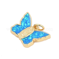 Pendentifs en laiton papillon&nbsp;KK-I723-30G