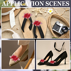 4 Stück Schuhclips aus Eisen&nbsp;HJEW-HY00185