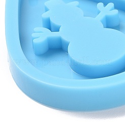 Lacrima fai da te con ciondoli pupazzo di neve stampi in silicone&nbsp;DIY-D060-28