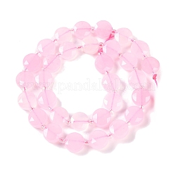 Natürliche weiße Jade (gefärbt) Perlenstränge&nbsp;G-N342-08