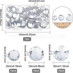 45 autocollant en strass acrylique auto-adhésif de 3 styles&nbsp;DIY-FG0001-83A