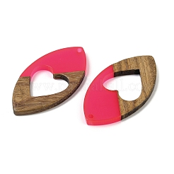 Colgantes de resina y nogal&nbsp;WOOD-I013-02A