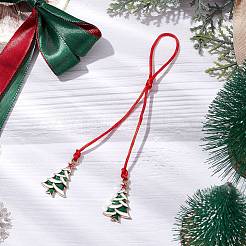 Decorazioni pendenti in lega smaltata per albero di natale&nbsp;HJEW-JM02302