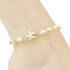 Ensemble de 2 bracelet de cheville d'été pour femme&nbsp;AJEW-AN00886