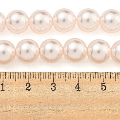 Chapelets de perles en verre nacré&nbsp;HY-G002-01E-03