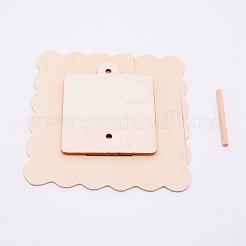 Cadres photo en bois naturel non finis&nbsp;WOOD-WH0110-29