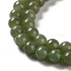 Natürliche Nephrit-Jade/Hetian-Jade-Perlenstränge&nbsp;G-NH0005-030C
