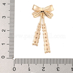Porte micro ouvrent pendentifs zircone cubique en laiton de placage&nbsp;KK-F876-28KCG
