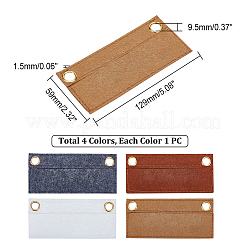 4 Stück 4 Farben Filz-Taschen-Organizer-Einsatz&nbsp;FIND-WR0005-78
