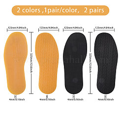 2 Paar 2 Farben Anti-Rutsch-Gummischuhe mit Fersensohle&nbsp;FIND-CA0011-05