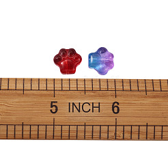 Perle di vetro verniciate a spruzzo trasparente&nbsp;GGLA-CD0001-06