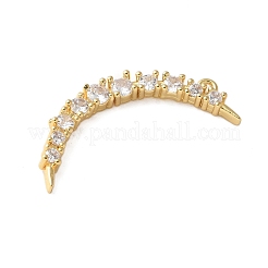 Pendentifs avec zircon cubiques à micro-pavés en laiton&nbsp;KK-P290-26G