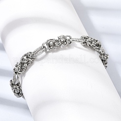 201 Edelstahl-Gliederarmbänder für Herren&nbsp;STAS-T077-08P