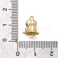Pendentifs avec zircon cubiques à micro-pavés en laiton&nbsp;KK-Q035-15G-02
