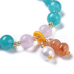 Bracciali in giada naturale elasticizzati&nbsp;BJEW-I260-07
