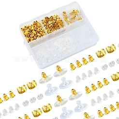 6 stile ottone proiettile frizione proiettile frizione orecchini con cuscinetto&nbsp;FIND-FS0003-08G