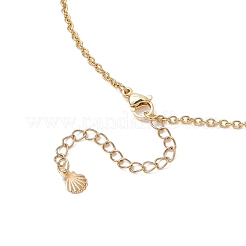 Colgante de cruz de acero inoxidable 304 hecho a mano con forma de ojo malvado&nbsp;NJEW-JN05397-02
