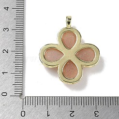 Natürliche facettierte Sonnensteinanhänger&nbsp;G-A308-01G-09