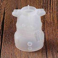 Weihnachts-DIY-Kerzenhalter-Silikon-Statuenformen&nbsp;LS-DIY-F141-01B