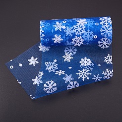 Cintas de malla decorativa de copo de nieve&nbsp;OCOR-P010-G14