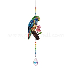 Kit di decorazione fai da te con ciondolo con pittura a diamante pappagallo&nbsp;PW-WGF3E0B-01