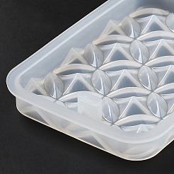 DIY geprägte Blumenmuster Anhänger Silikonformen&nbsp;DIY-G079-01F