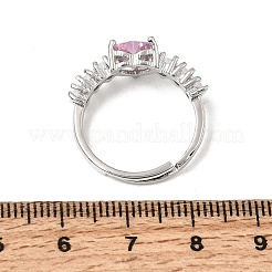 Bracciale aperto in ottone con pavé di zirconi cubici&nbsp;CU-CBA5C10-02P