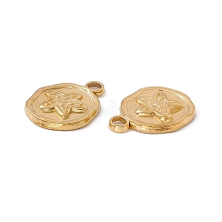 Placcatura ionica (ip) ciondoli in acciaio inossidabile 304&nbsp;LS-STAS-K242-08G