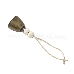 2 pendentif cloche en fer.&nbsp;HJEW-JM03759