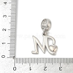 Encantos colgantes europeos de latón&nbsp;LS-KK-Z097-01M-GP