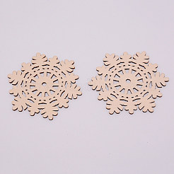 Pendentifs en boite&nbsp;WOOD-WH0108-31