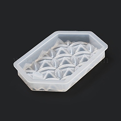 DIY geprägte Blumenmuster Anhänger Silikonformen&nbsp;DIY-G079-01E