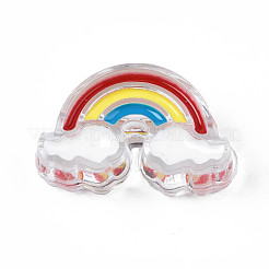 Transparente Acryl-Emailperlen&nbsp;X-OACR-N130-026